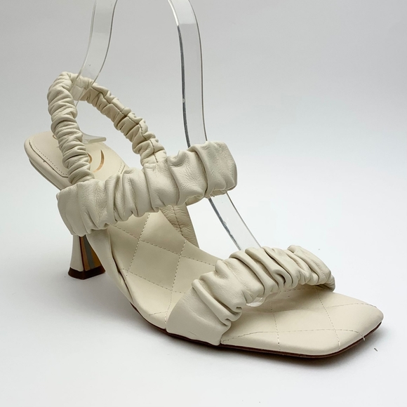 SAM EDELMAN Marlena Ruched Slingback Sandal sz 9.5 - Picture 1 of 12